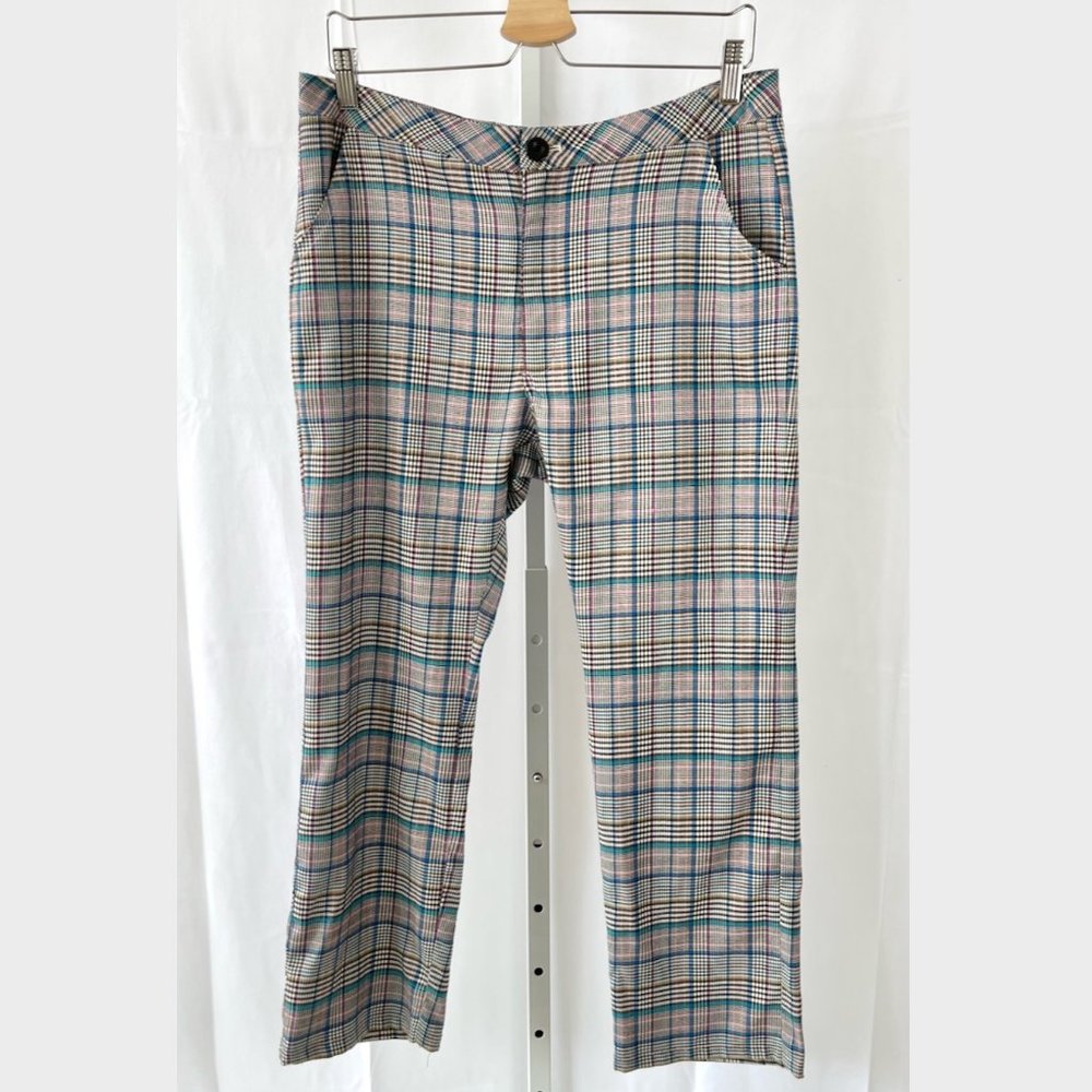 Lazy Oaf Multicolor Plaid Trousers - Picture 9 of 9